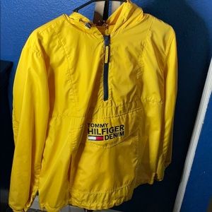 Yellow Tommy Hilfiger wind breaker